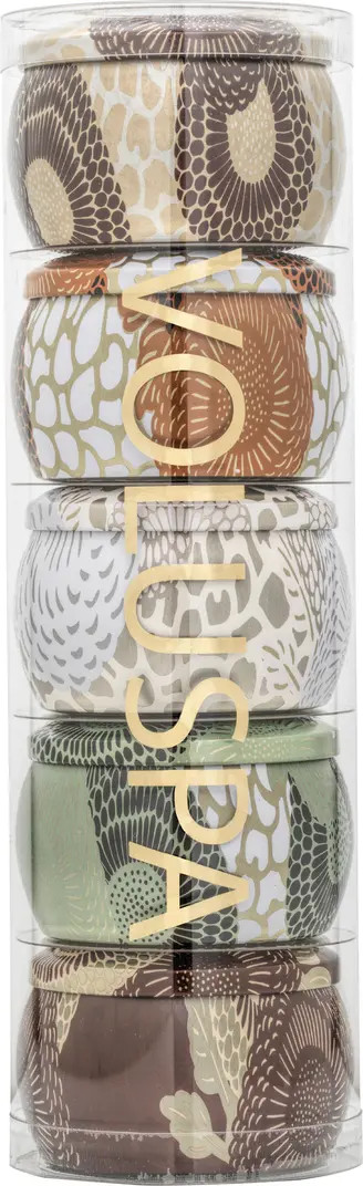 Japonica Set of 5 Mini Tin Candles | Nordstrom