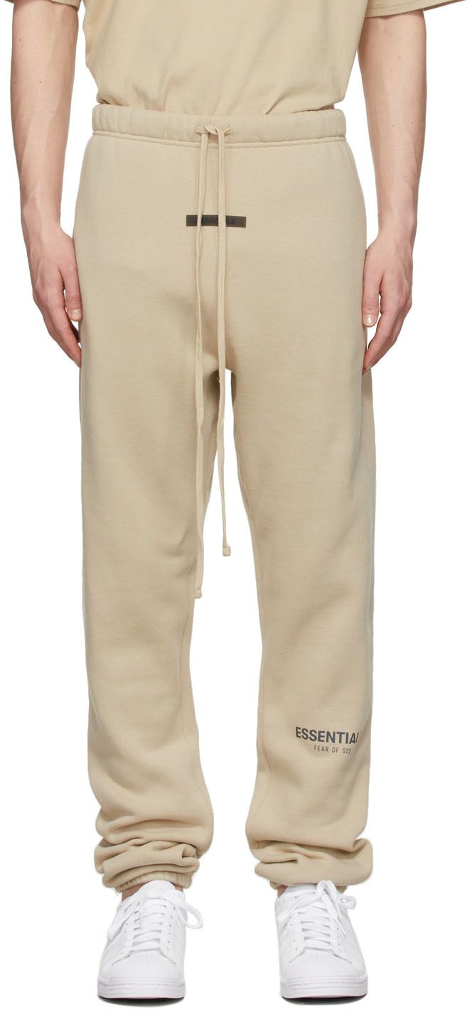 SSENSE Exclusive Beige Fleece Lounge Pants | SSENSE