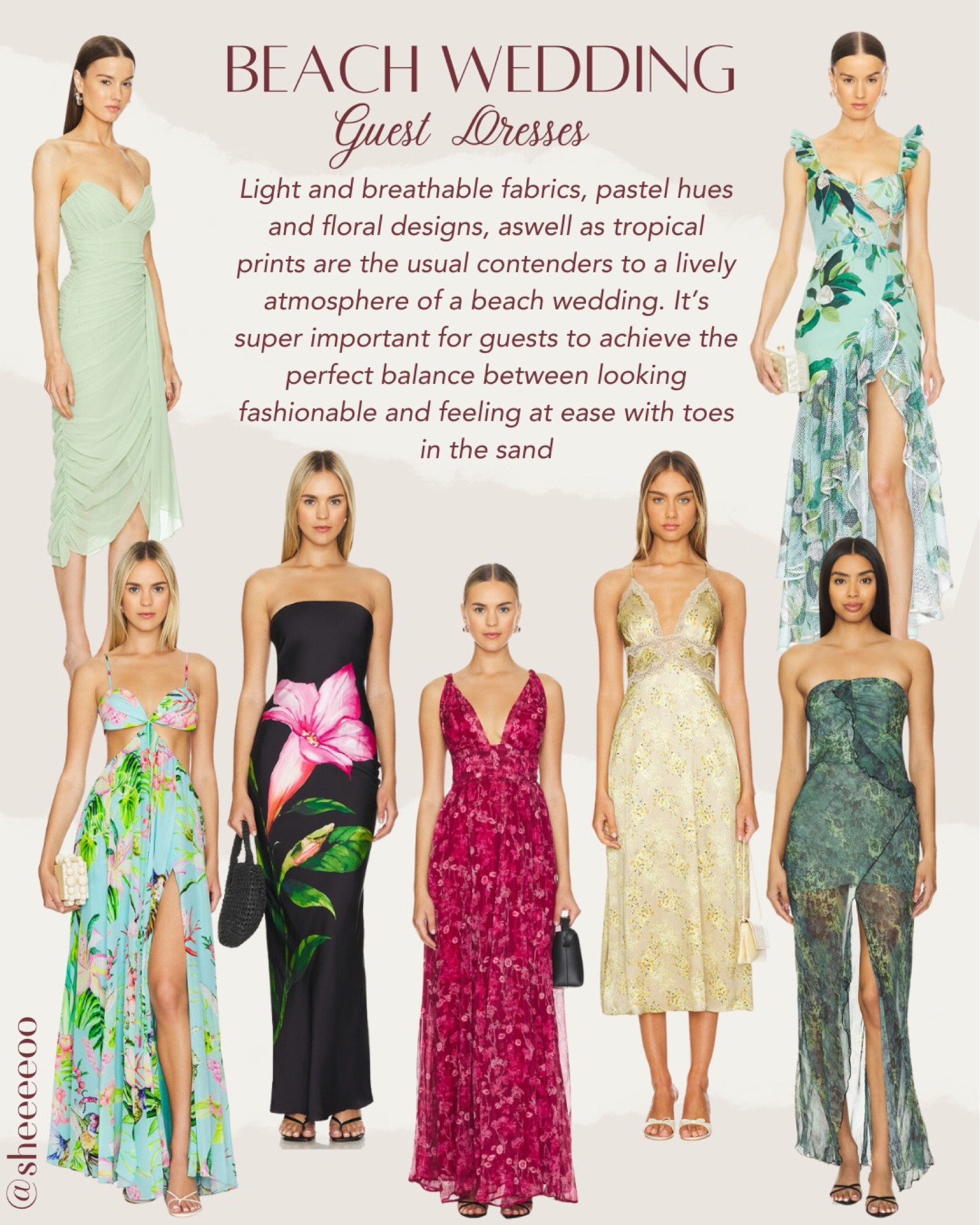 Beach weddings are great! The floral dresses to tropical prints, these dresses are perfect for a wedding guest.

#beachweddingguestdress #beachdress #floraldress #tropicaldress

#LTKsummer #LTKwedding #LTKstyletip
