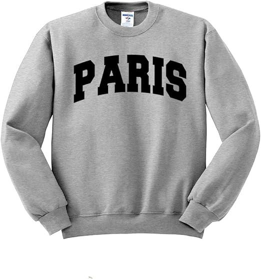 TeesAndTankYou Paris College Style Sweatshirt Unisex | Amazon (US)