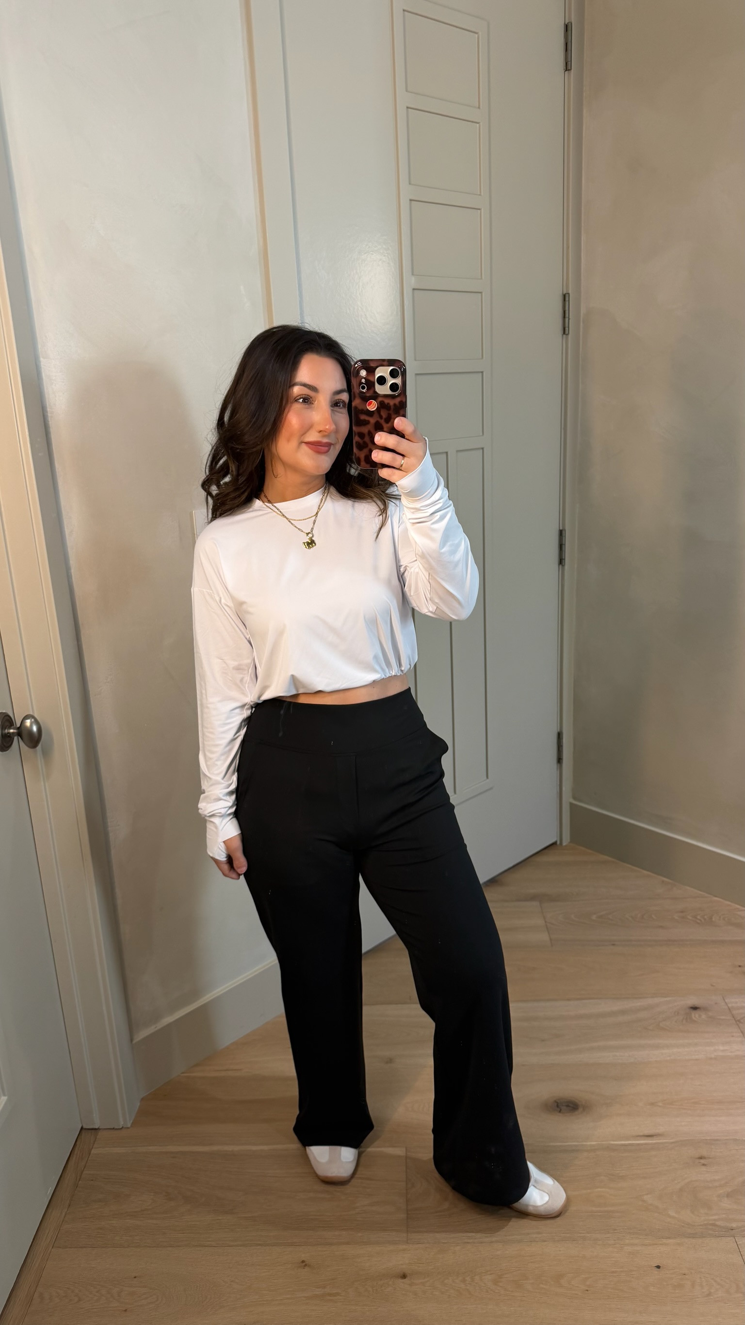 Perfect outfit for errands to workout to lounge! 

The pants are petite friendly and they’re an athletic material, but look like trousers!! Perfect for yoga to work!! They also come in multiple inseams! 

The top has UPF50 so you’re protected from the sun and it can be worn as a regular top or scrunched to help add shape!

I’m 5’0” 140’s wearing medium 27.5 inseam in pants and small in top!

#LTKootd #LTKActive #LTKPetite