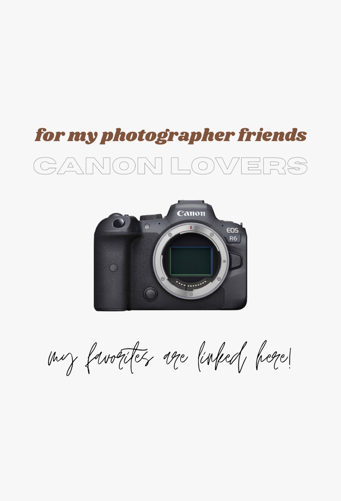 Canon favorites! #photographerfavorites #canon #photography #ltkphotographer #camera #lenses 