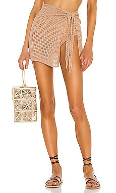 Camila Coelho Sao Paulo Skirt in Nude from Revolve.com | Revolve Clothing (Global)