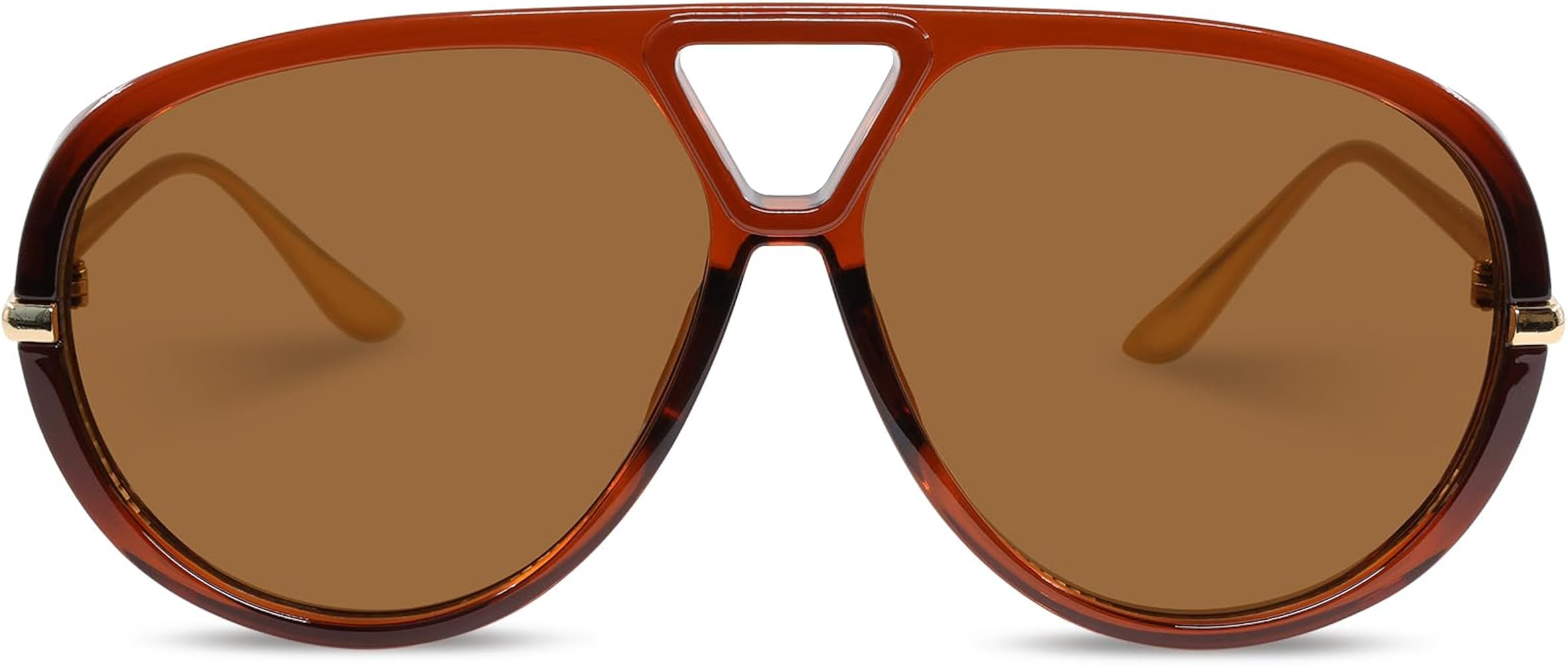 Retro Polarized Aviator Sunglasses for Women Men Oversized Classic 70s Trendy Square Sun Glasses ... | Amazon (US)