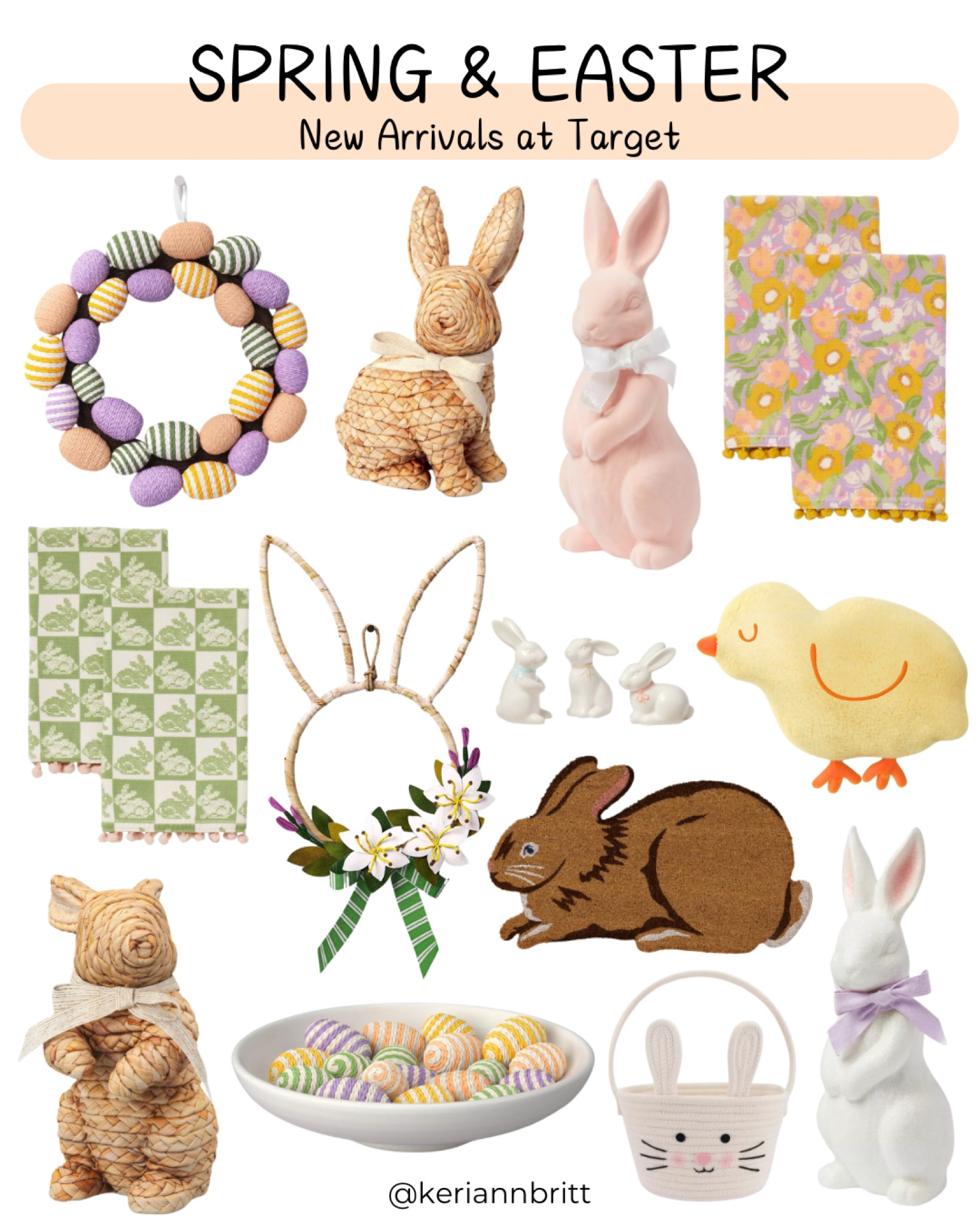 Easter and Spring New Arrivals at Target

Spring 2025 / Easter decor / spring decor / flocked bunnies / flocked bunny / bunny rabbit decor / target finds 

#LTKSeasonal #LTKStyleTip #LTKHome