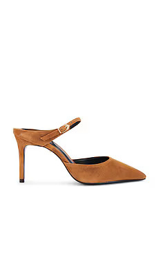 Schutz Laura Mule in Dark Caramel from Revolve.com | Revolve Clothing (Global)