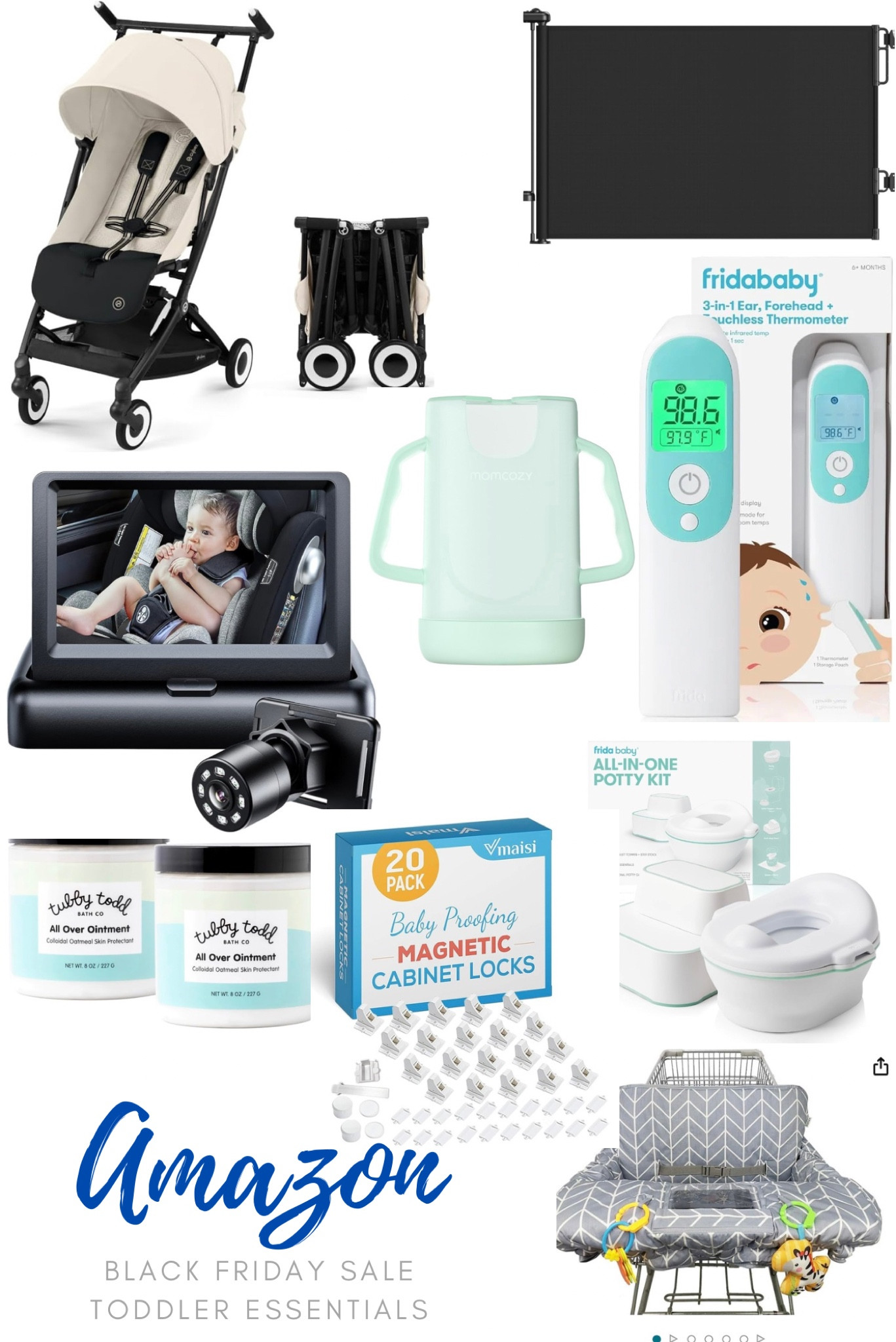 Amazon Black Friday sale toddler essentials. I have every single one of these items and I use them daily! The magnetic cabinet locks are so easy to use and the stroller is the most compact and lightweight  on the market. 

#LTKCyberWeek #LTKSaleAlert #LTKKids
