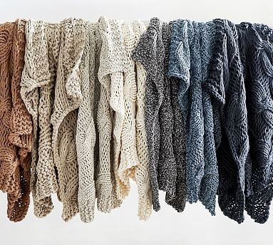 Colossal Handknit Throws | Pottery Barn (US)