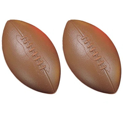 Champion Sports Coated High Density Foam Football, Pack Of 2 | Wayfair North America