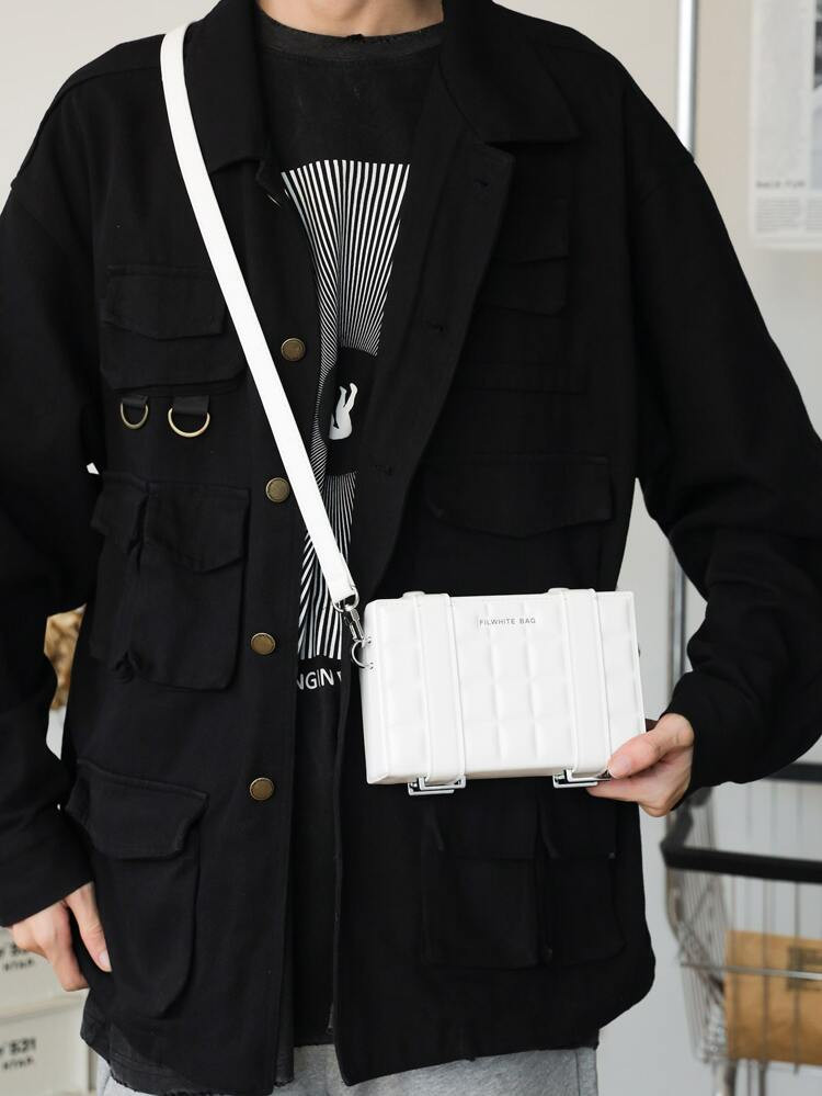 Verstelbaar Tekst Crossbody tas voor man
       
              
              16.00€           ... | SHEIN