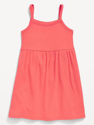 Sleeveless Rib-Knit Dress for Toddler Girls | Old Navy (US)