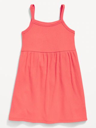 Sleeveless Rib-Knit Dress for Toddler Girls | Old Navy (US)