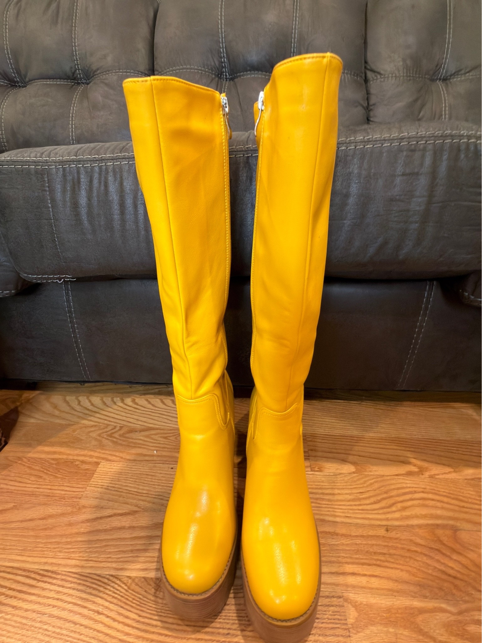 Yellow Platform Boots from Akira

#LTKSeasonal #LTKootd