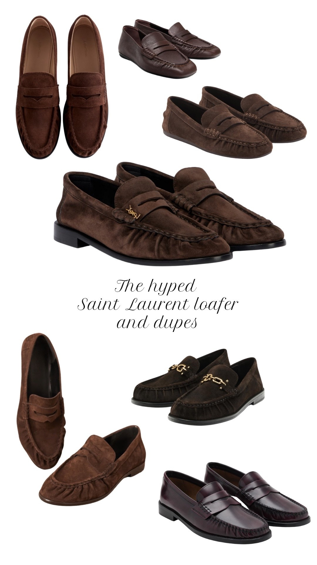 The hyped Saint Laurent Loafer and beautiful dupes I found (budget versions) 

#LTKautumn #LTKshoes #LTKFashionMonth