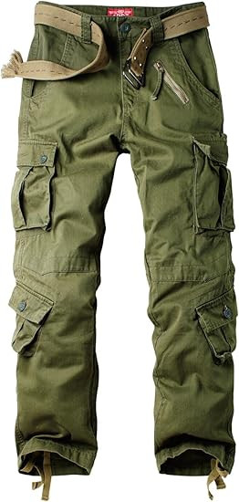 Women's Cotton Casual Military Army Cargo Combat Work Pants with 8 Pocket | Amazon (US)