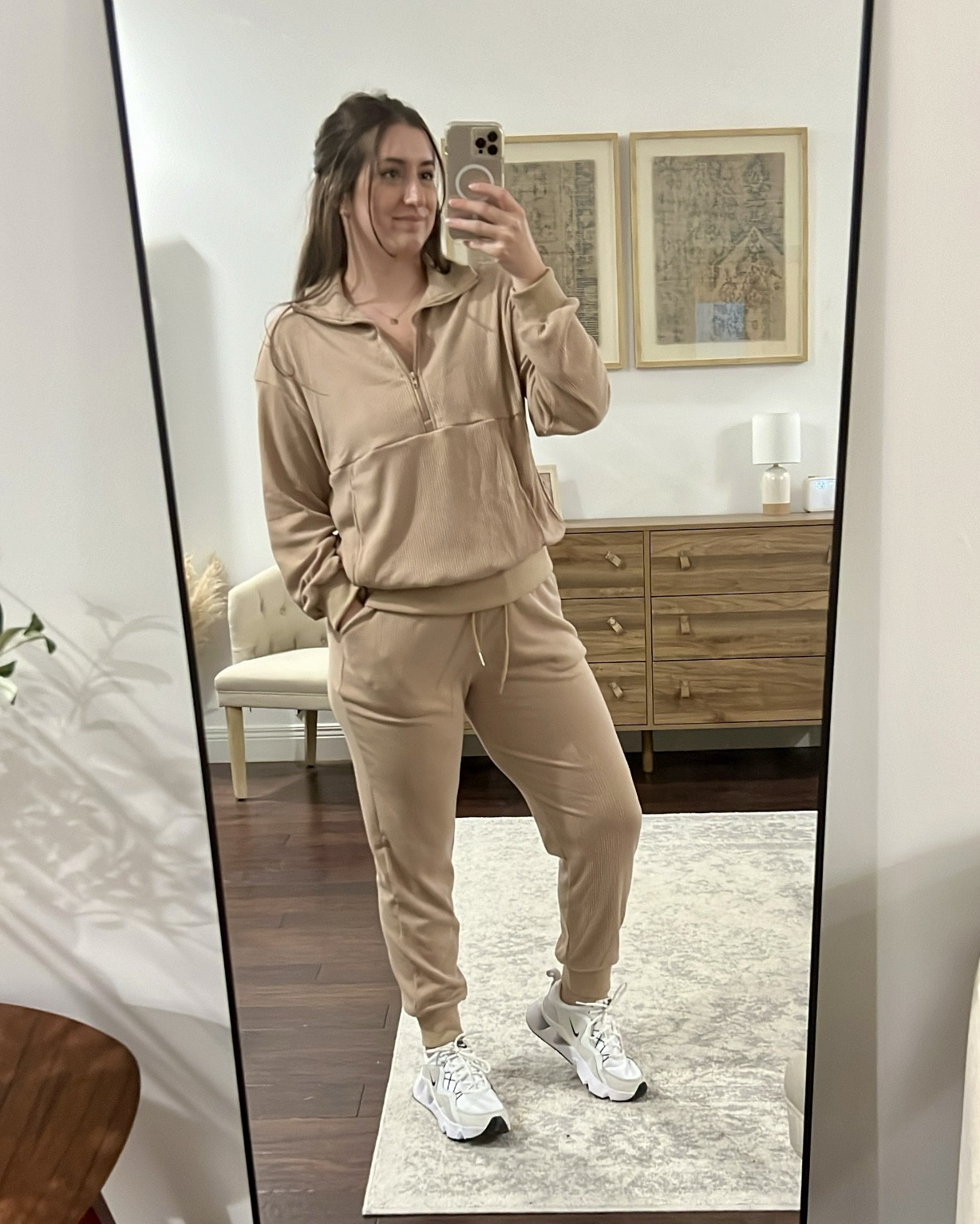 Comfy Amazon set. Wearing a medium  

#LTKshoecrush #LTKmidsize #LTKActive