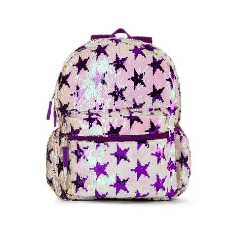 Wonder Nation Sequin Stars Backpack | Walmart (US)