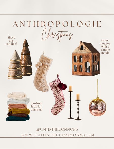 Anthropologie, stocking, ornament, faux fur blanket, candle holder, candles, Christmas decor, Christmas tree, holiday decor

#LTKHoliday