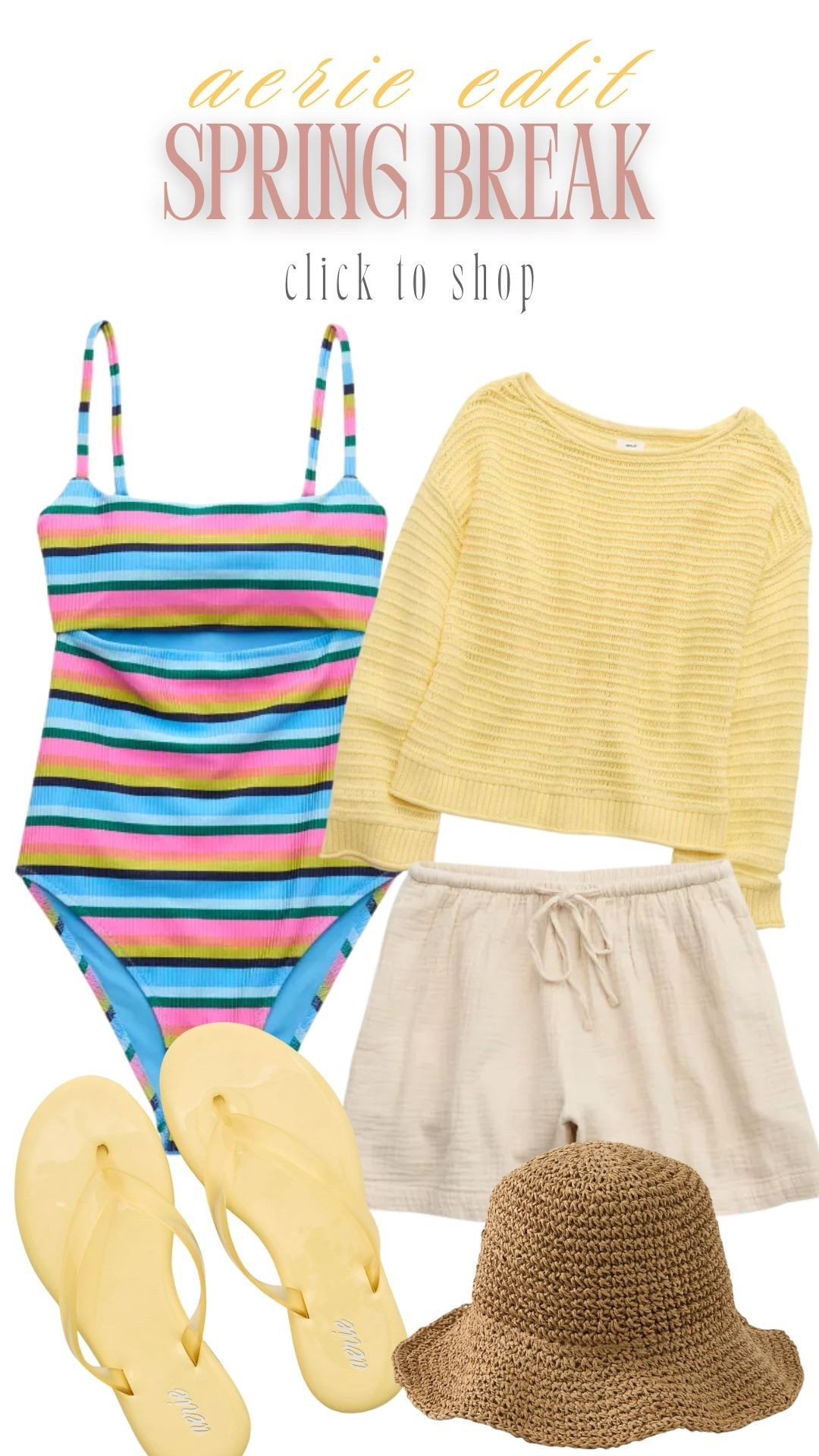 Obsessed with these stripes for spring! Such a cute pool/beach look! 🔆

Swim, Aerie swim, stripes, flip flops, spring outfits, summer outfit, cover up, loungewear, bucket hat

#LTKSwim #LTKSeasonal #LTKgrwm