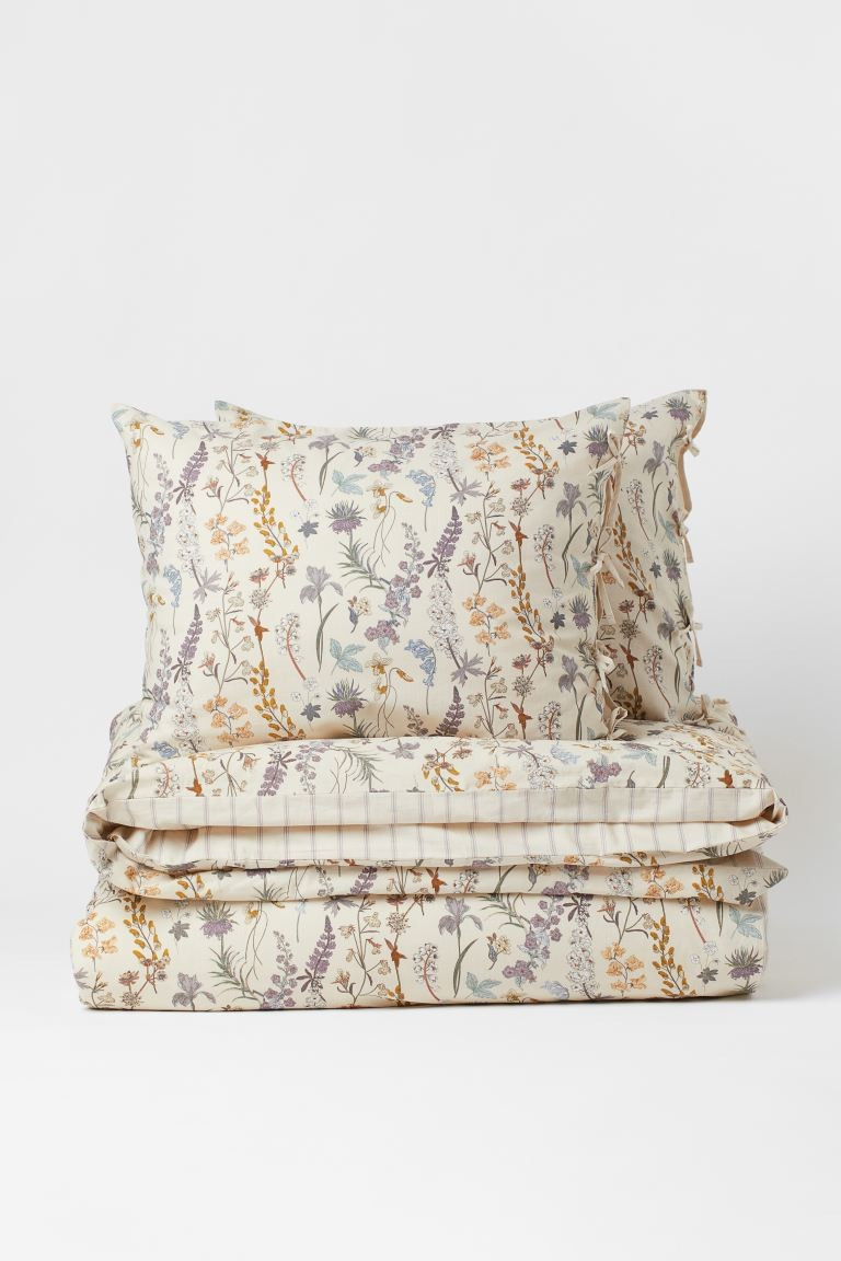 Cotton King/Queen Duvet Cover Set | H&M (US + CA)