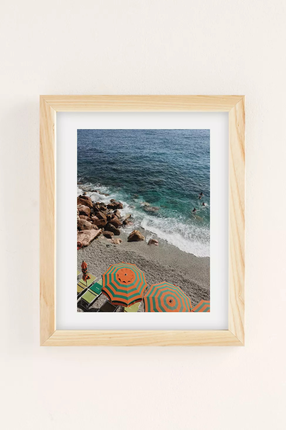 Erin Champ Positano Beach Art Print | Urban Outfitters (US and RoW)