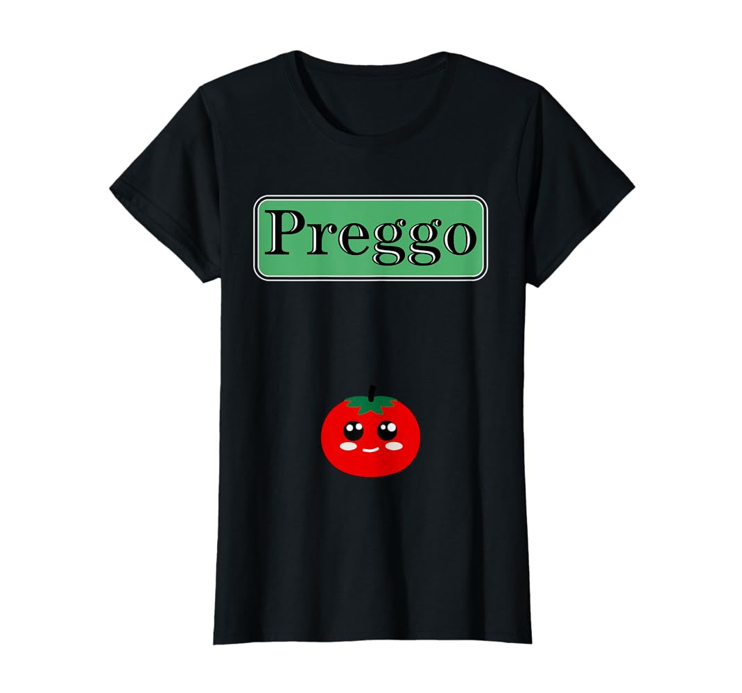 Preggo Sauce Funny Maternity Halloween Costume Tomato Sauce T-Shirt | Amazon (US)
