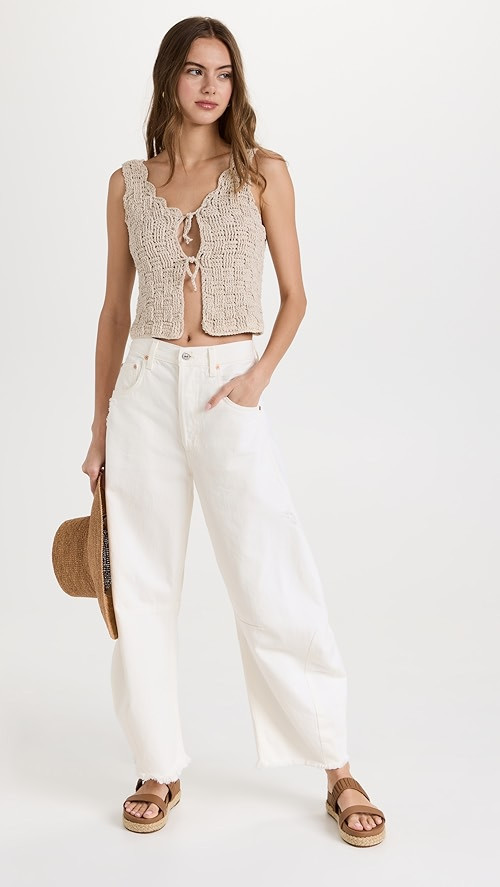 Horseshoe Wide-Leg Jeans | Shopbop