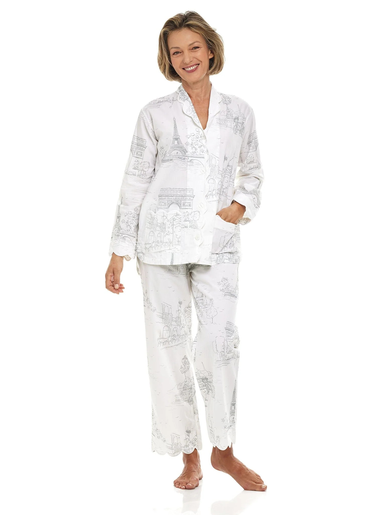 Paris Print Pajamas | Heidi Carey