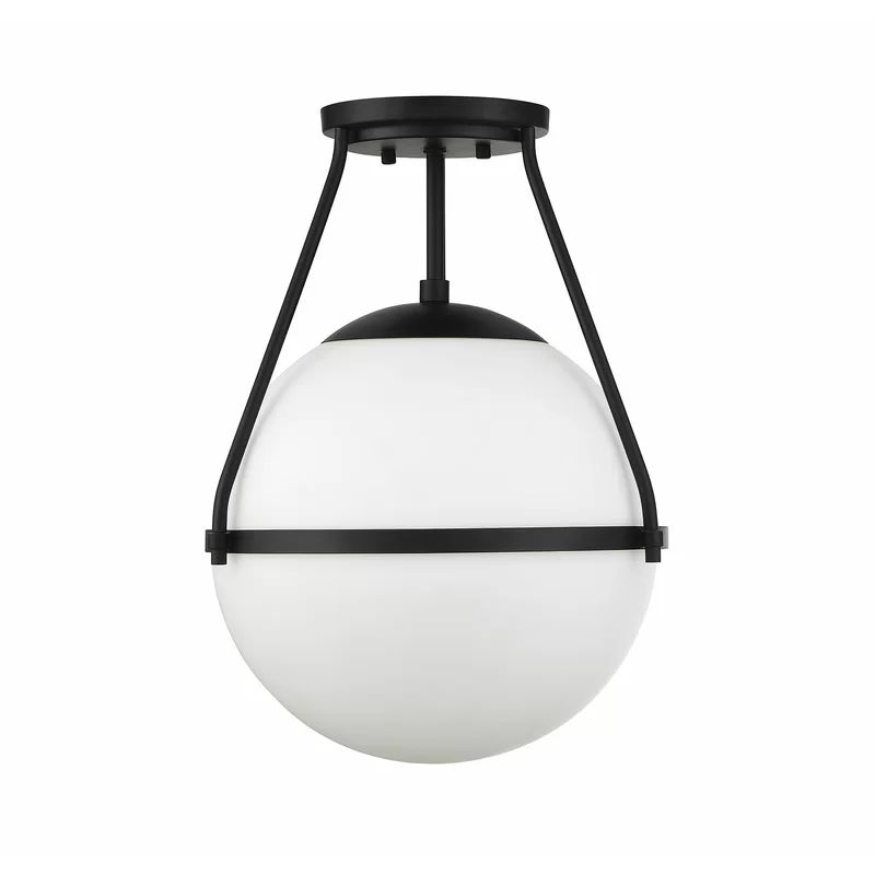 Amirah 1-Light 13" Semi Flush Mount | Wayfair North America