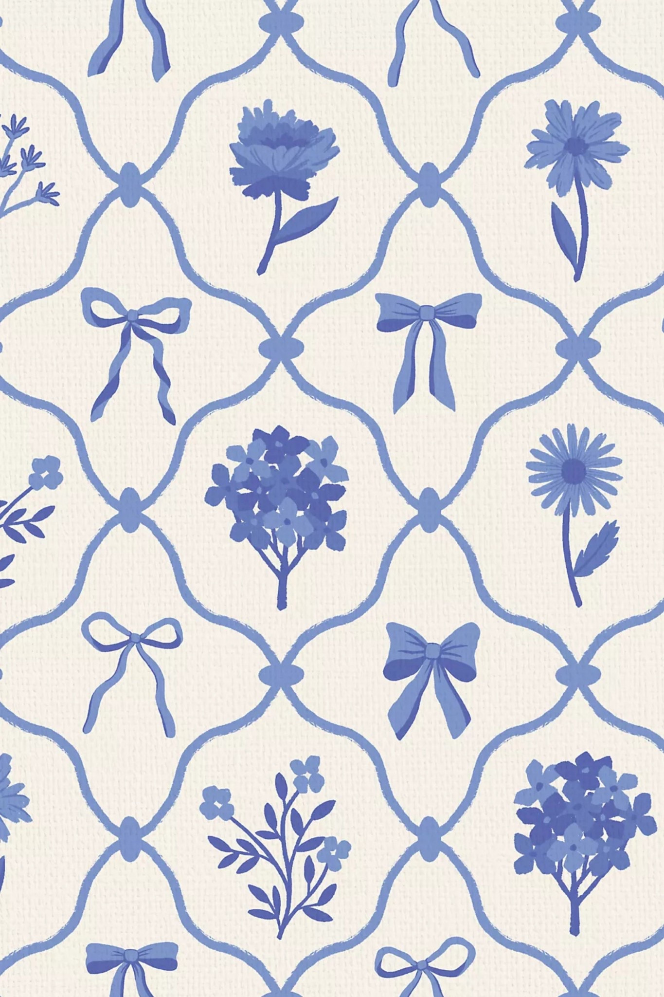 Stunning blue floral & bow wallpaper for a foyer, half bath or nursery 😍



#LTKHome