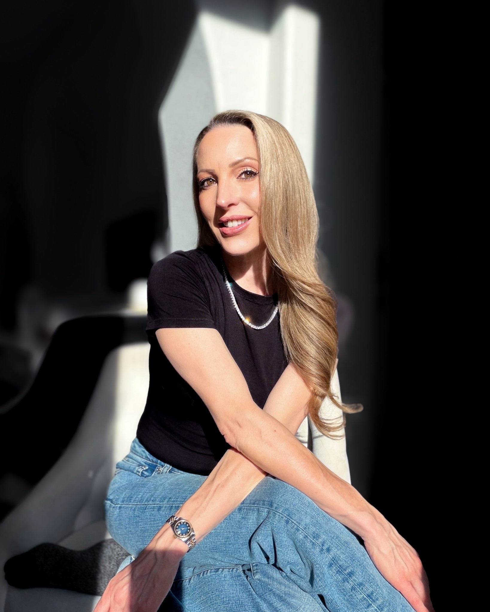 Tennis necklaces are the easiest way to elevate any outfit, even for everyday with jeans and a basic fitted organic t-shirt. This Electric Picks sterling silver cubic zirconia necklace is the sparkliest thing I own, it also comes in yellow gold if that’s your preference. The black fitted organic cotton t-shirt from Organic Basics is  under $35!!! 

#LTKootd #LTKFindsUnder100 #LTKSeasonal