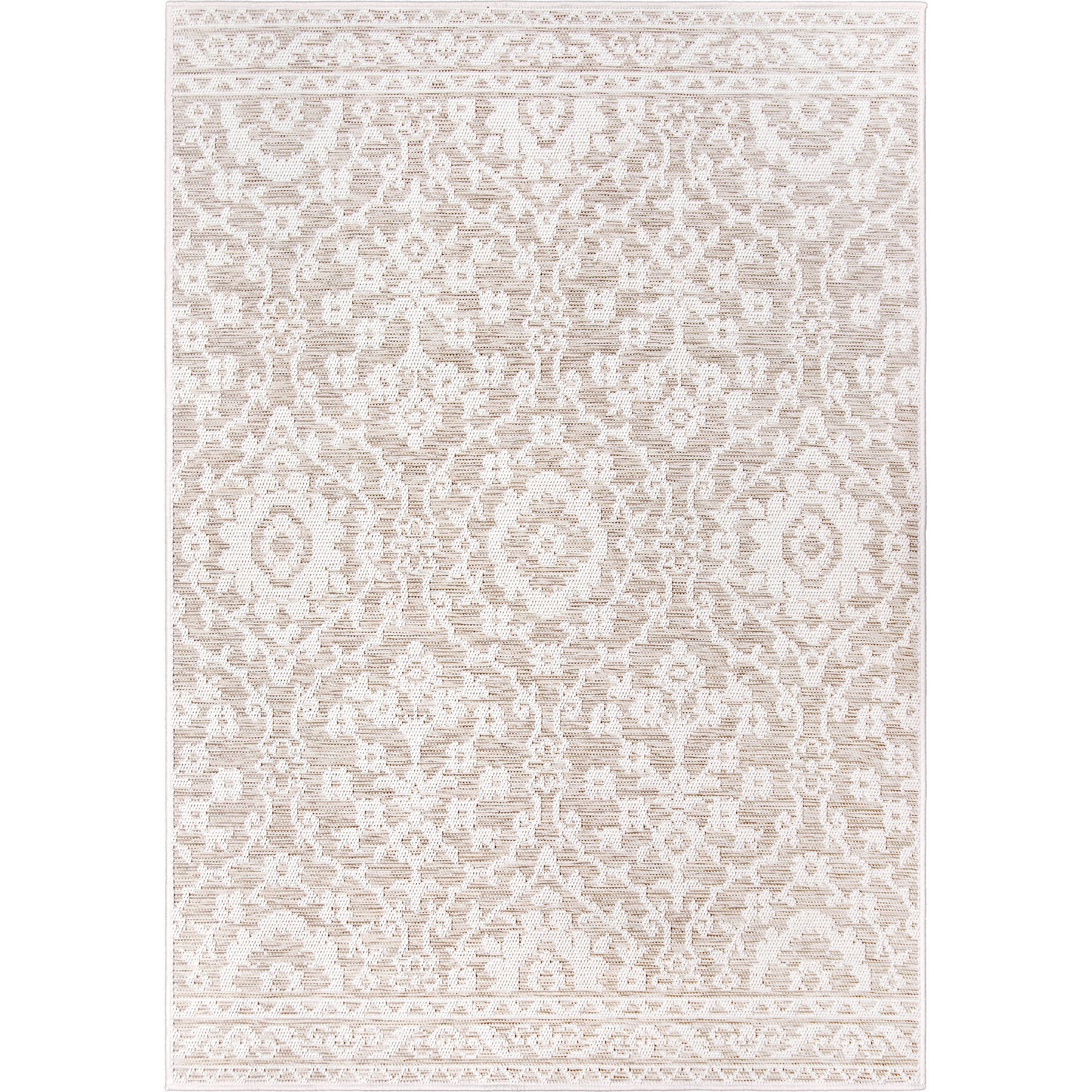 My Texas House Amelia Reversible Indoor/ Outdoor Area Rug, Natural Driftwood, 9' x 12' | Walmart (US)