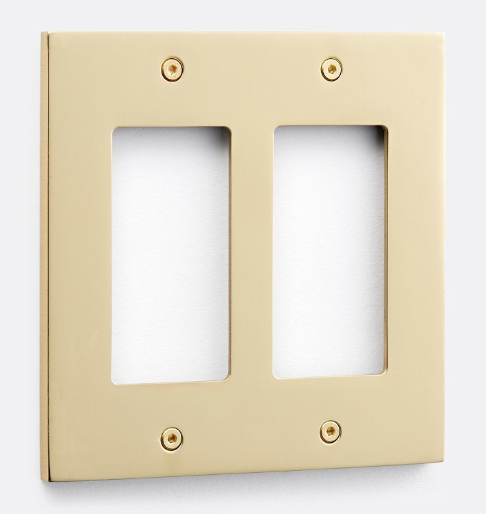 Fenton Double GFCI Switchplate | Rejuvenation