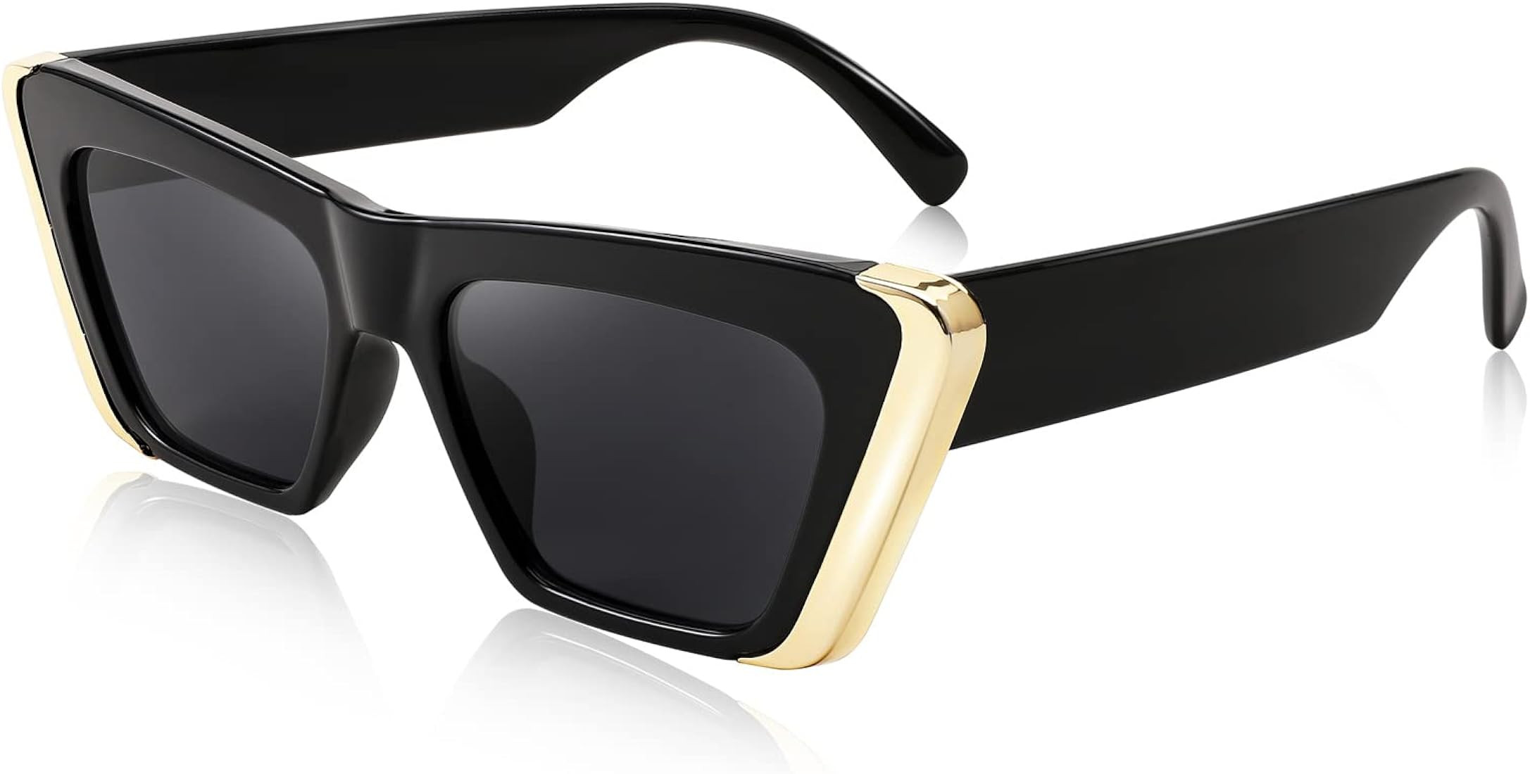 FEISEDY Retro Sunglasses for Women Men Vintage Cat Eye Fashion Metal Square 70s Frame Classic UV ... | Amazon (US)