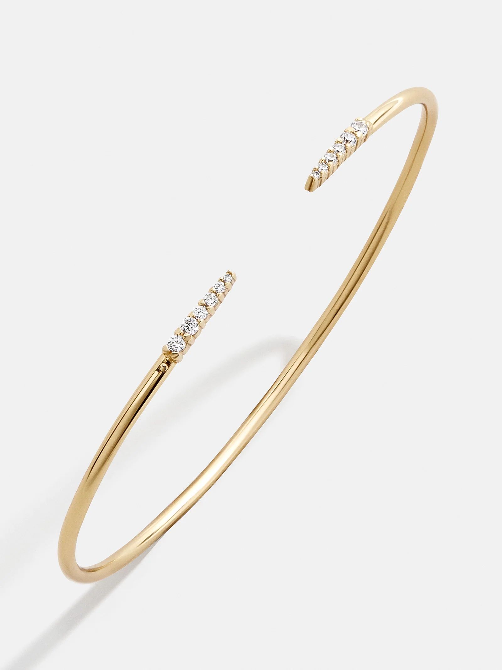 Rima 18K Gold Cuff Bracelet - Smooth Gold | BaubleBar (US)