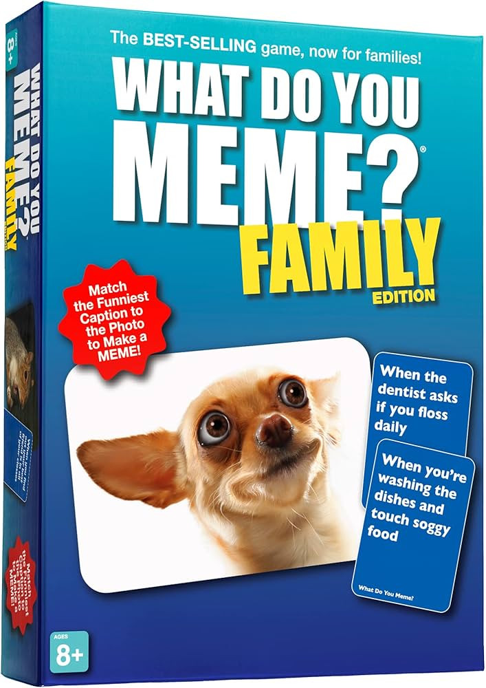 WHAT DO YOU MEME? Family Edition - The Hilarious Family Game for Meme Lovers | Amazon (US)