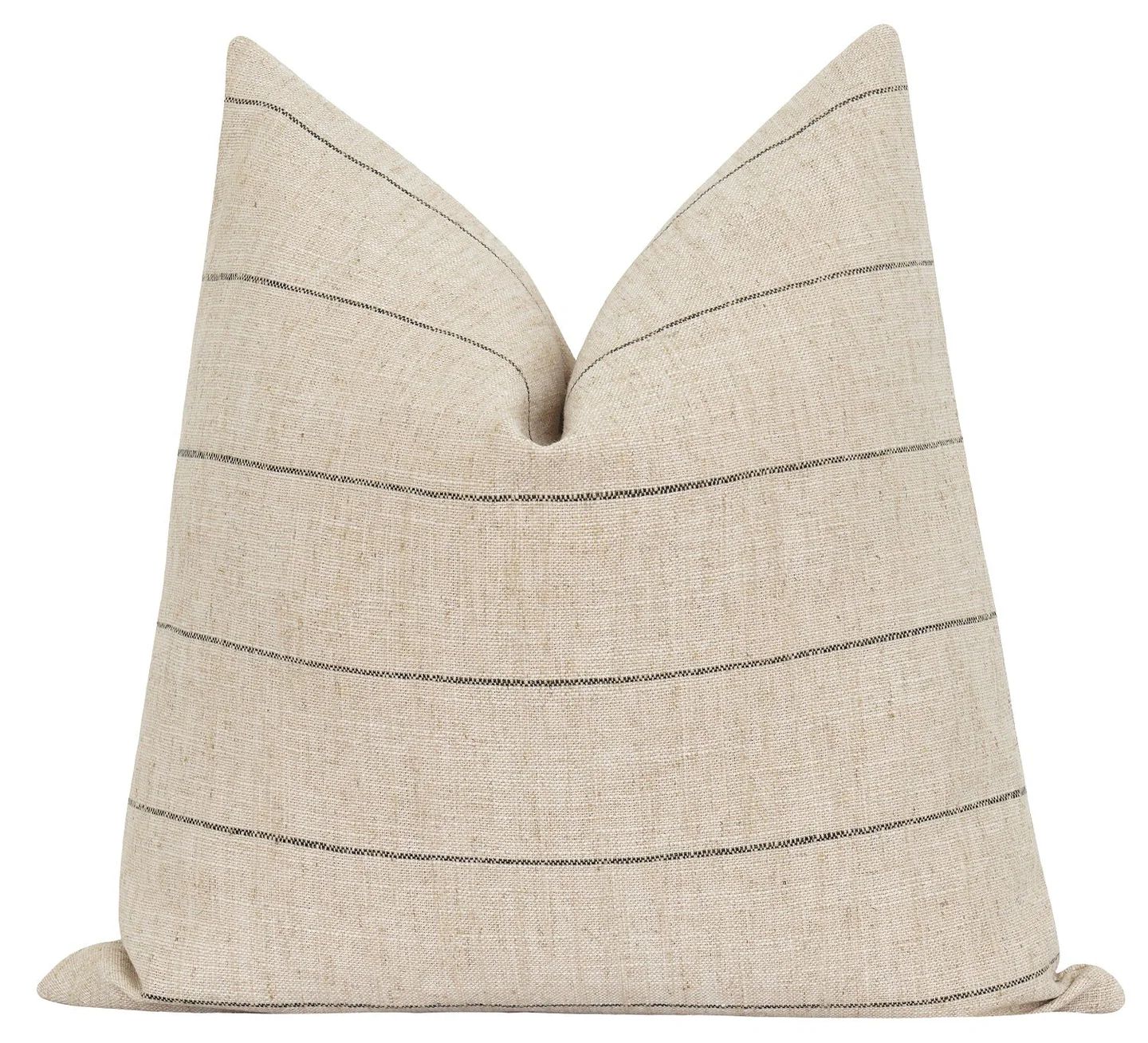 Rockville Jute Woven Stripe Pillow | Land of Pillows