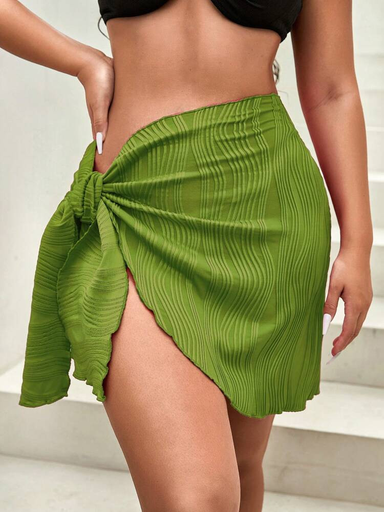 SHEIN SXY Solid Knot Side Skirt
       
              
              $8.99        
    (500+)
   ... | SHEIN