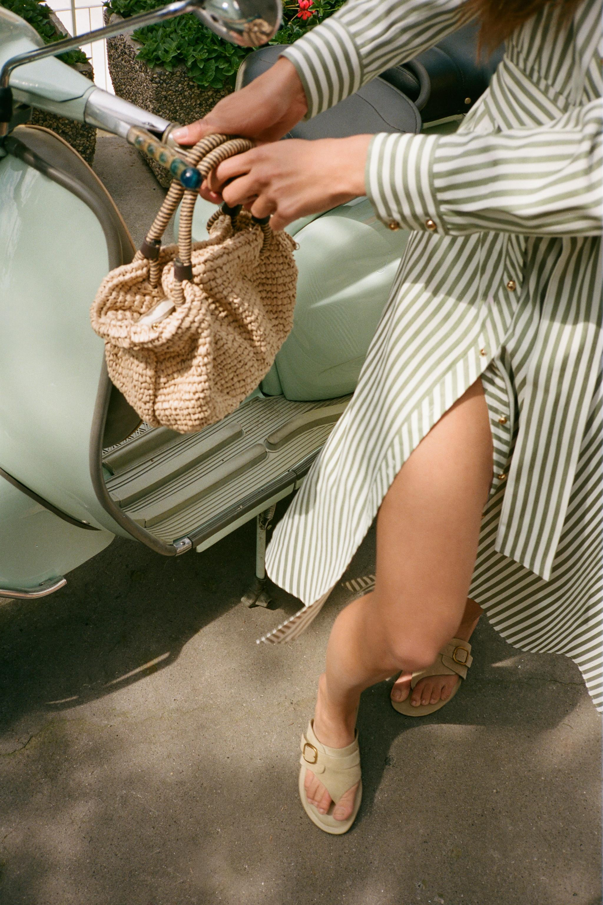 BRAIDED MINI BUCKET BAG | Zara UK