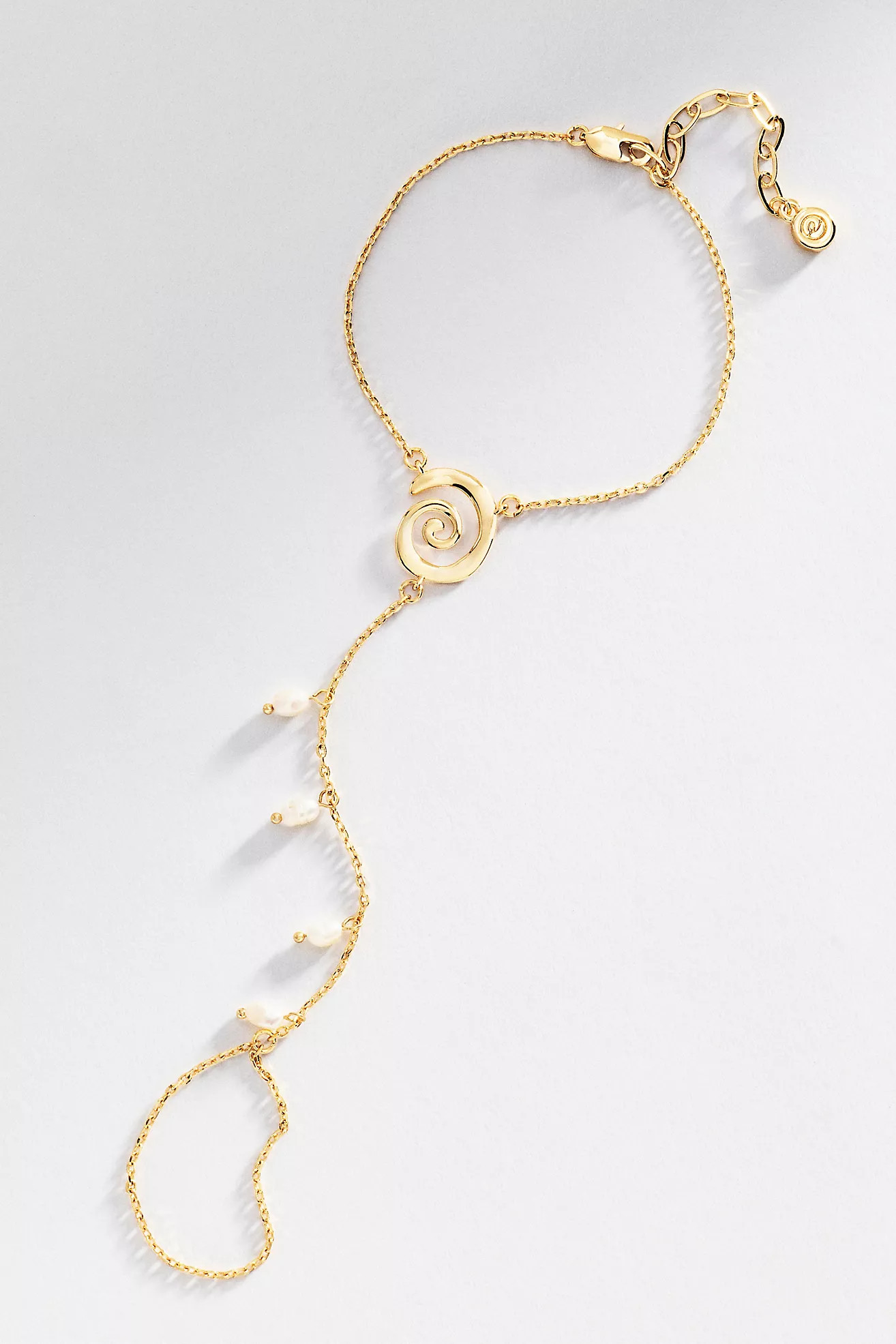 Ettika Aura Pearl Hand Chain | Anthropologie (US)