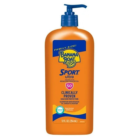Banana Boat Sport Ultra SPF 50 Sunscreen Lotion Sport Sunscreen Adult Sunblock 12 fl oz | Walmart (US)
