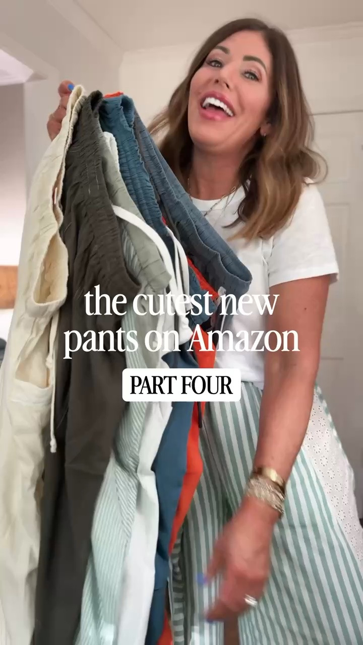 Ive rounded up all of the best comfy pants for spring & summer! on sale as low as $19.99

1- STRIPED GREEN /M
2-GREEN LACE TRACK PANT/LARGE
3-BLUE TRACK PANT/LARGE
4-colorblock wide leg/medium
5-blue barrel pants/ medium
6-coral barrel pants/ medium
7-blue striped wide leg/ medium
8-ivory ultra wide leg linen blend pants/ small
9-army green linen blend wide leg pants/ small

white slub tee /large
denim vest/ medium
look for less denim top/large
black tank/ large
white crochet tank /m
white cotton & lace tank /medium
Ivory cap sleeve sweater/ medium



comfy summer outfits, vacation outfits, teacher outfits, over 40 style, casual spring and summer outfits

#LTKOver40 #LTKSaleAlert #LTKootd