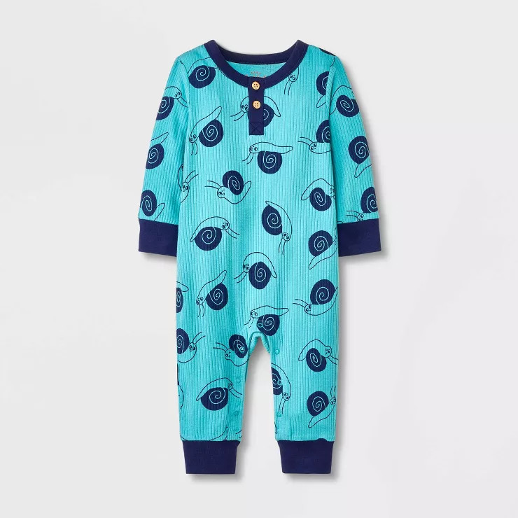 Baby Boys' Long Sleeve Romper - Cat & Jack™ | Target