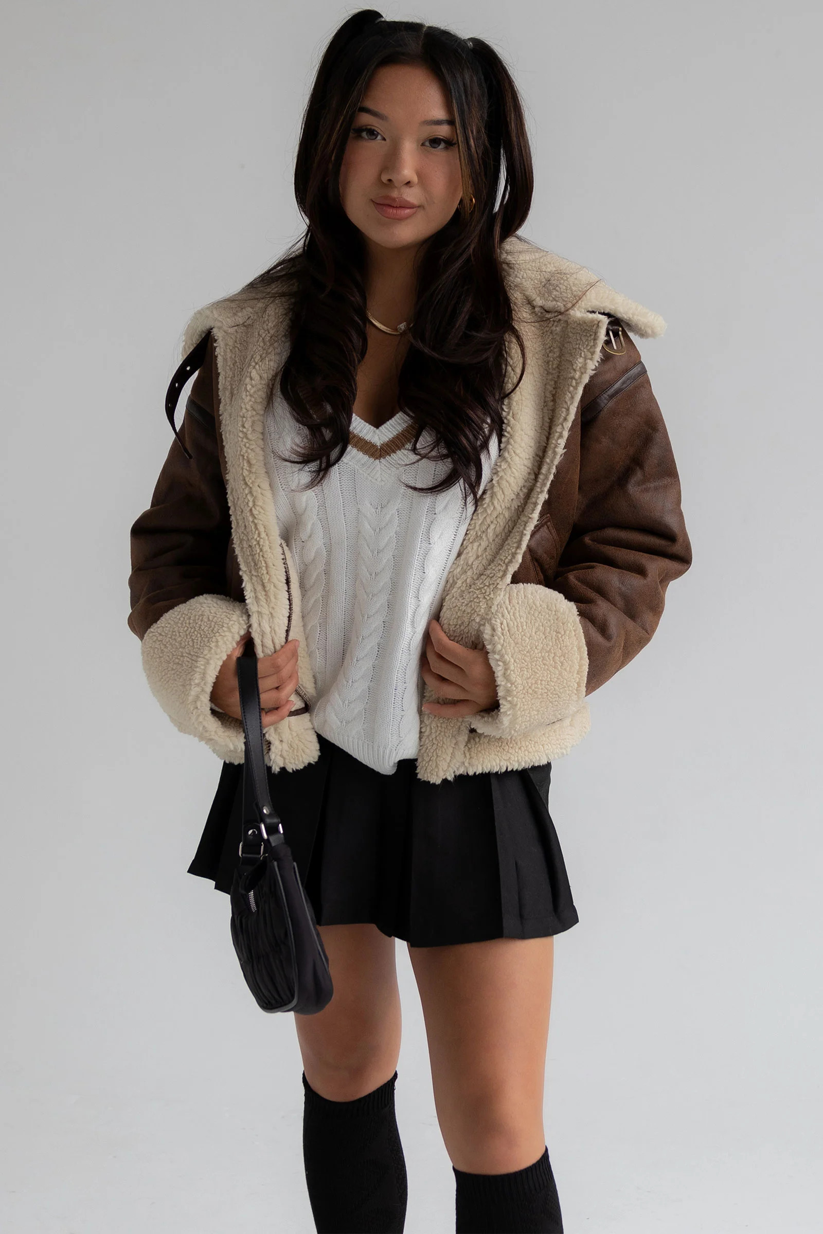 Faux Shearling Jacket | Ardene