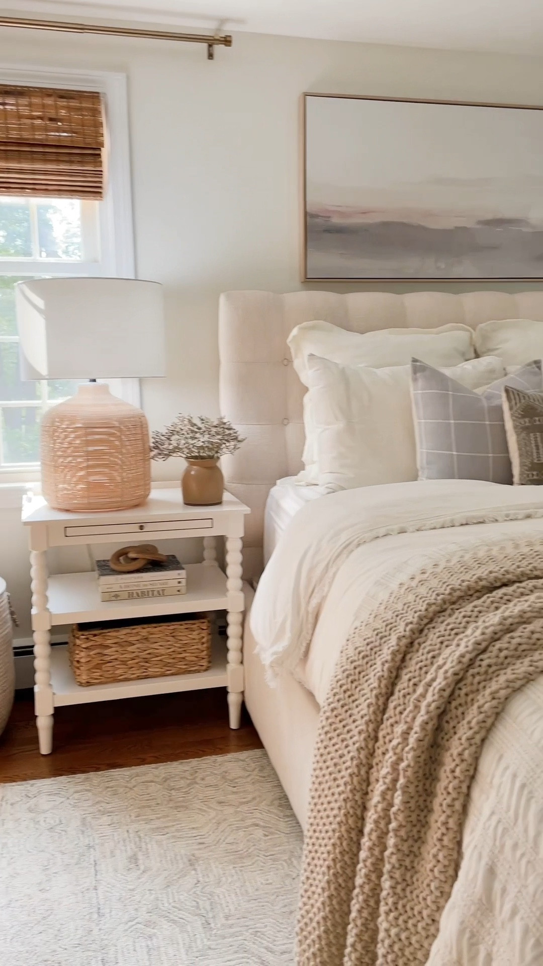 Master bedroom makeover! Some fresh paint, new curtains, throw pillows and a new dresser completely transformed this bedroom and I love how it turned out! 

#LTKstyletip #LTKhome #LTKSeasonal