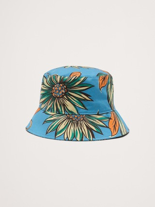 Cotton Canvas Bucket Hat with Pocket | Banana Republic (US)