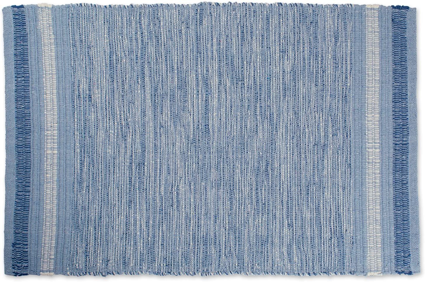 DII VARIEGATED RECYCLED YARN 2x3 FT Rug, Blue Varigated | Amazon (US)