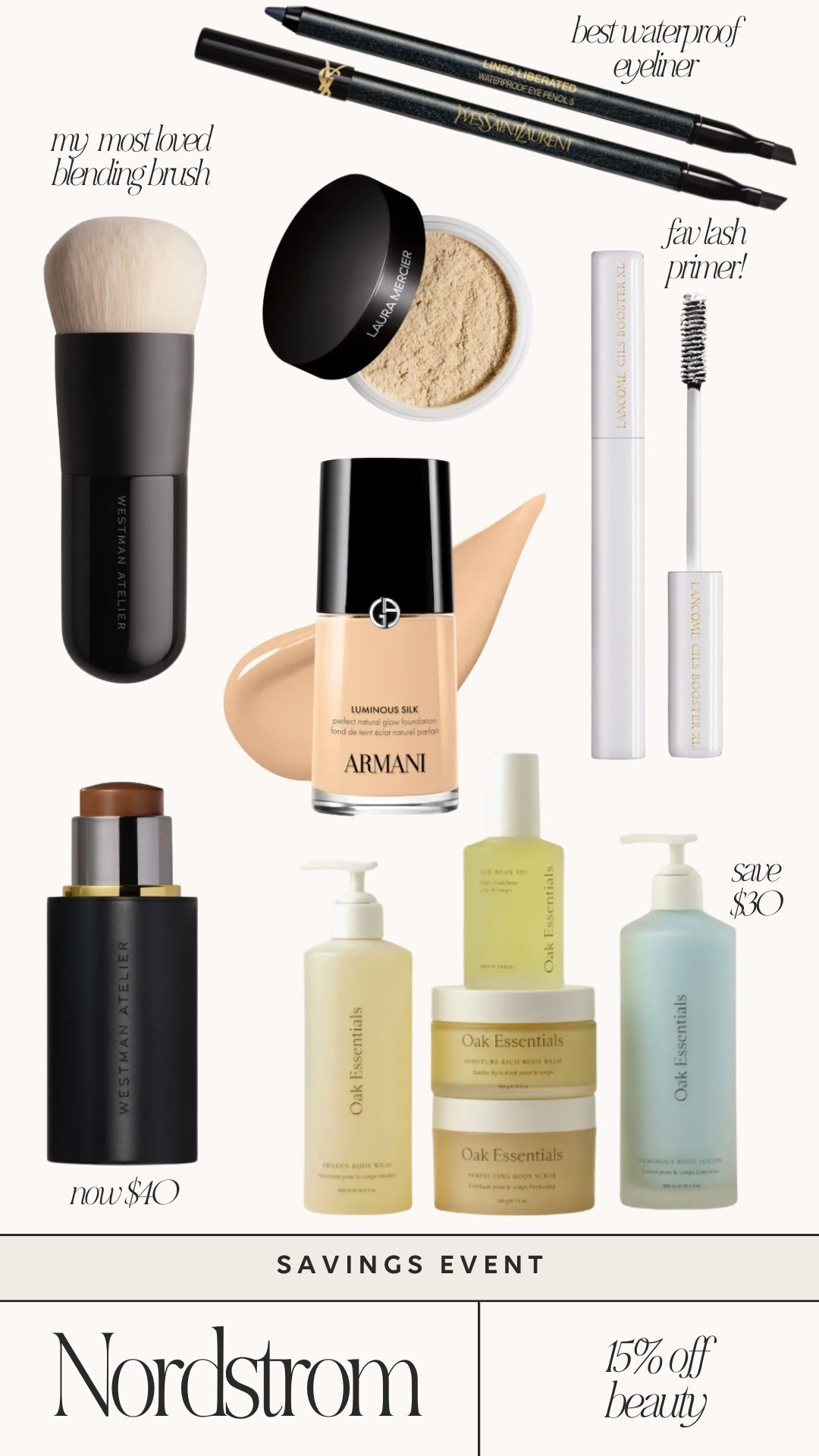 This beauty sale at Nordstrom is too good! 15% off all of my most loved beauty products!


#LTKSaleAlert #LTKBeauty #LTKselfcare