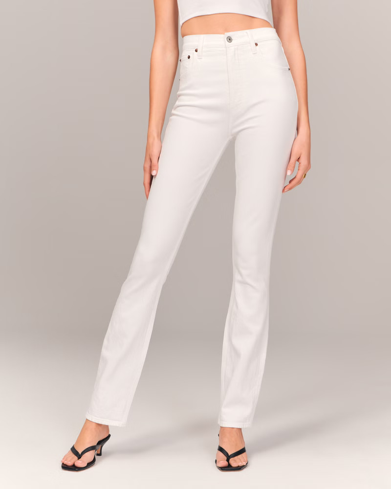Women's Ultra High Rise 90s Slim Straight Jean | Women's Bottoms | Abercrombie.com | Abercrombie & Fitch (US)