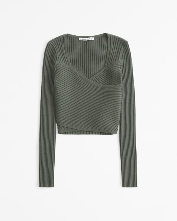 LuxeLoft Slim Wrap Sweater | Abercrombie & Fitch (US)